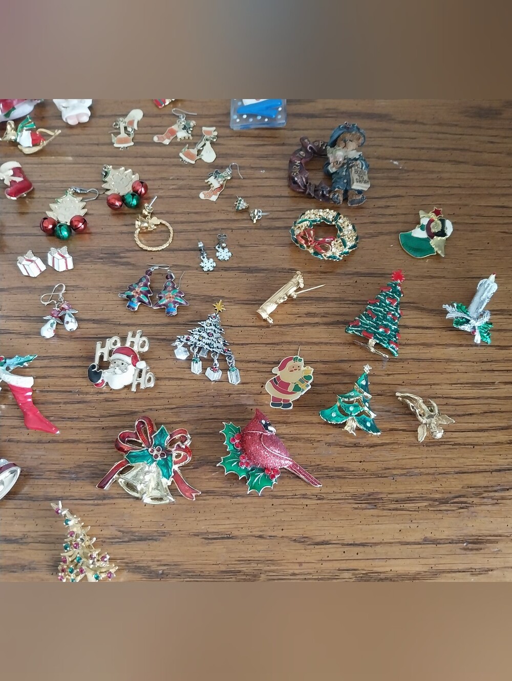 Vintage Christmas Women's Brooch Jeeelry Lot - Picture 6 of 13